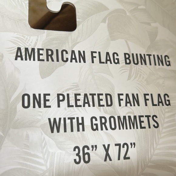 Holiday | Tommy Bahama Large Embroidered Star Pleated Fan American Flag ...